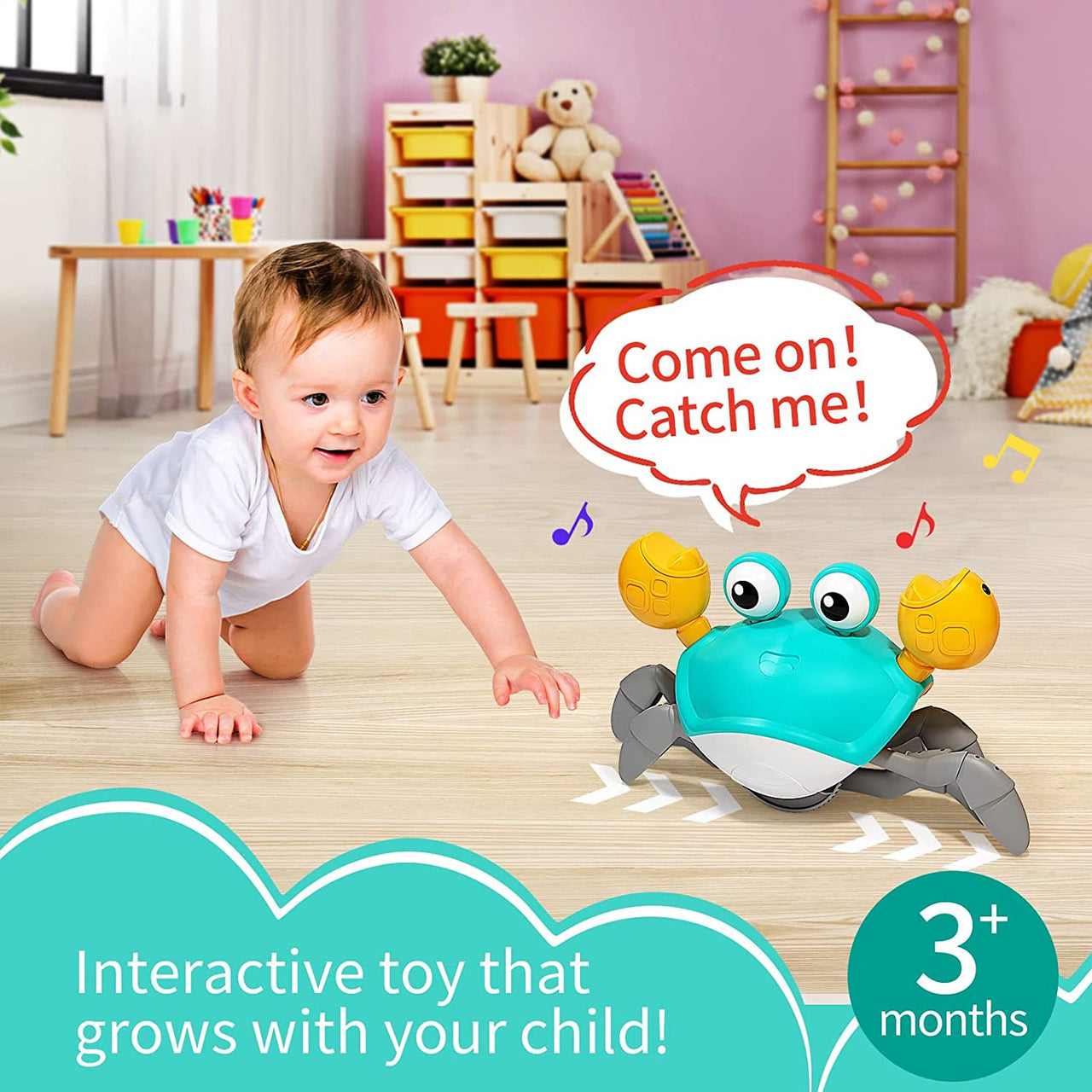 Crawling Crab Moving Toy